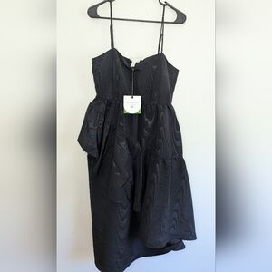 NWT Kate Spade New York x Target Black Tiered Ruffle Midi Tank Dress Size M